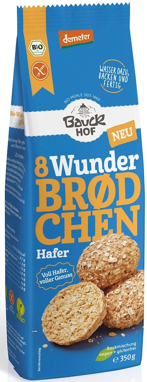 GLUTENFREIES DEMETER-HAFERMALZ BIO 350 g - BAUCK HOF