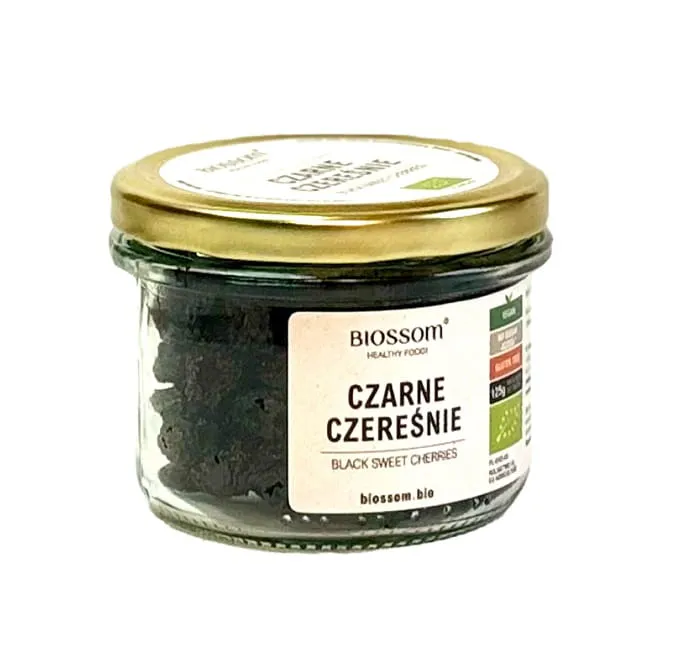 Glutenfreie schwarze Kirschen BIO 125 g - BIOSSOM