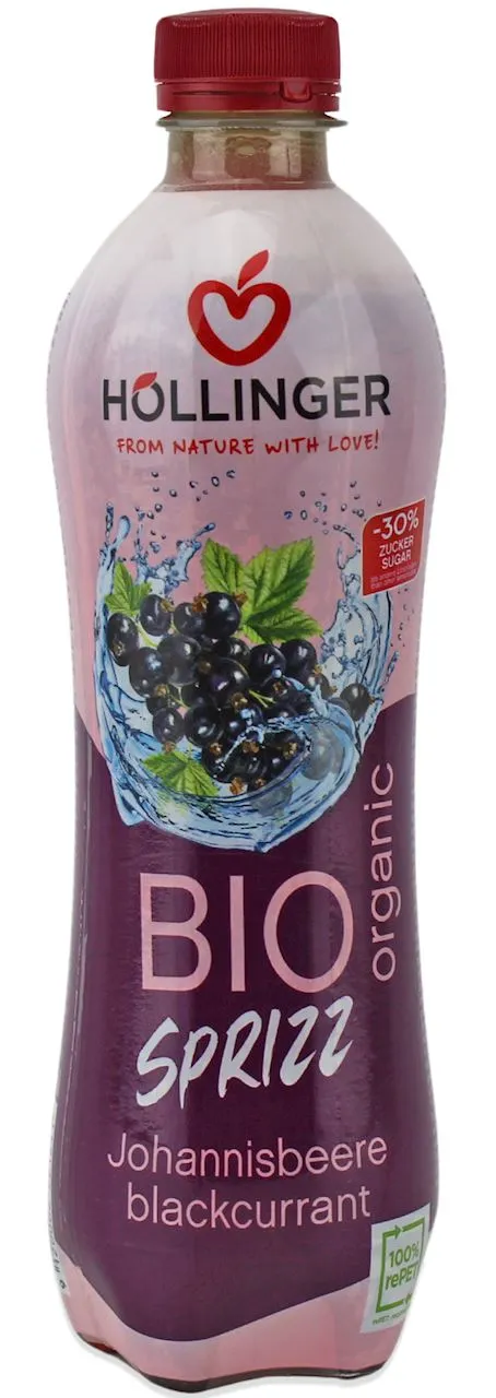 SCHWARZES SCHLOSSGETRÄNK 30 % WENIGER ZUCKER BIO 500 ml - HOLLINGER
