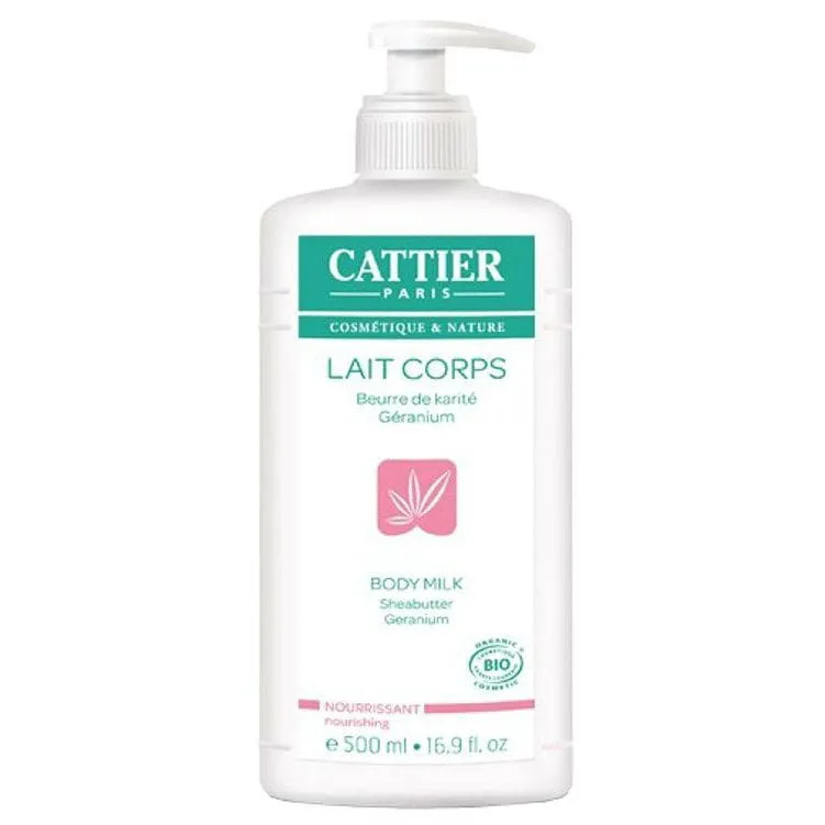 Feuchtigkeitsspendende Körpermilch mit Sheabutter EKO 500 ml - CATTIER