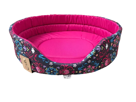 OVALES BETT Nr. 3 52x42 Łowicz rosa - VIK