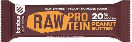 Rohproteinriegel mit Erdnüssen glutenfrei 50 g BOMBUS