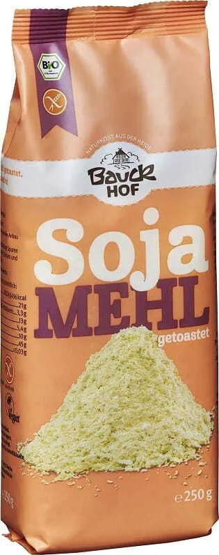 Glutenfreies geröstetes Sojamehl BIO 250 g - BAUCK HOF