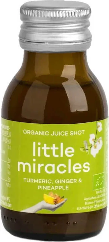 Fruchtshot Kurkuma - Ingwer - Ananas BIO 60 ml - KLEINE WUNDER