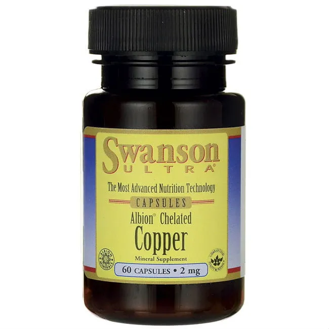 Albion Kupfer-Kupfer-Chelat 2 mg 60 Kapseln SWANSON