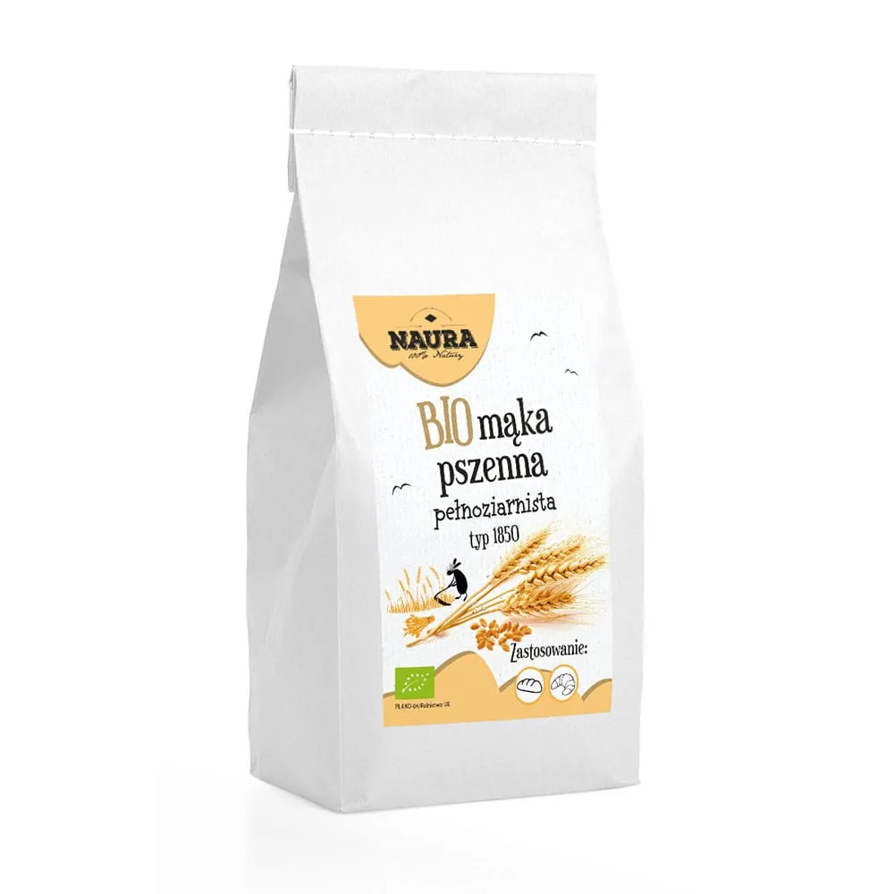 Weizenvollkornmehl Typ 1850 BIO 1 kg NAURA