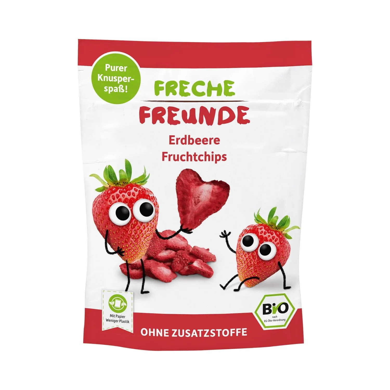 Glutenfreie TRUCK TREE CHIPS FOR CHILDREN BIO 12 g - FRECHE FREUNDE