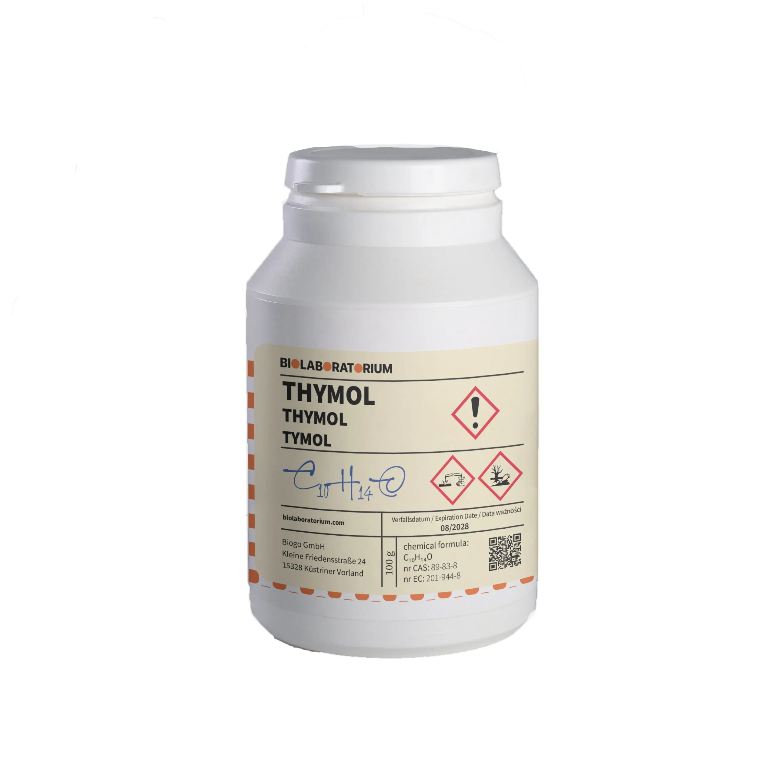 Thymol 100g BIOLABORATORIUM