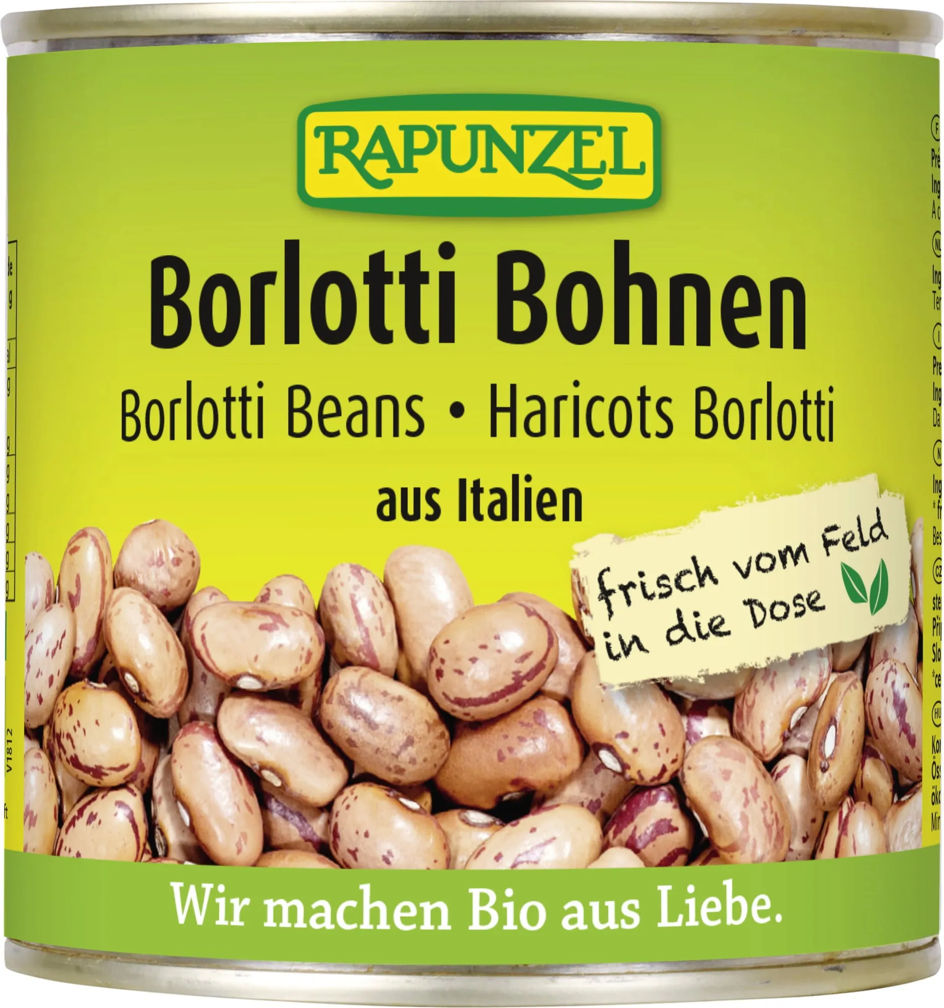 Rapunzel Fagioli Borlotti Bio in Scatola, 400 g