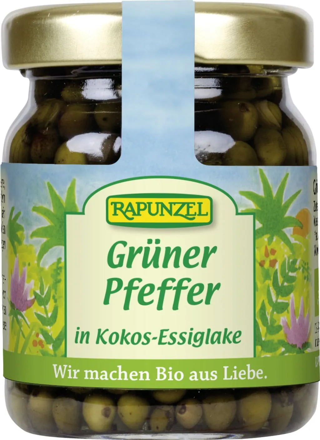 Rapunzel Pepe Verde Bio in Aceto di Cocco, 60 g