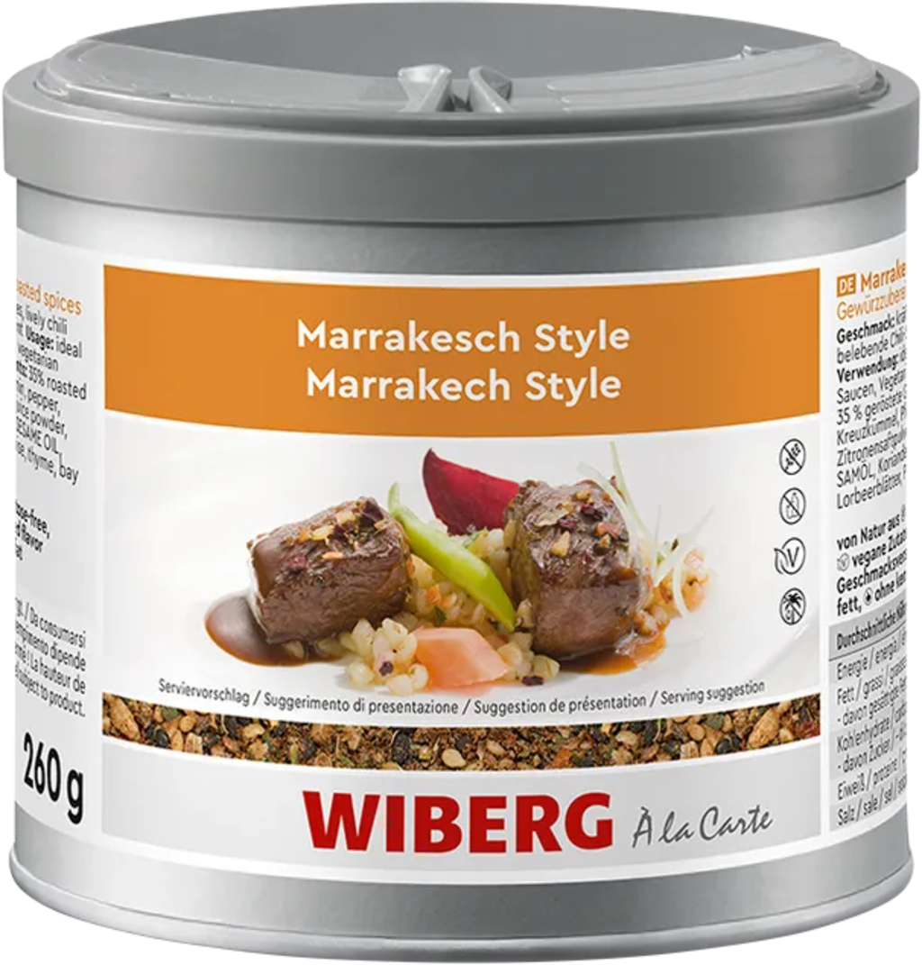 Wiberg Miscela di Spezie - Marrakech Style, 260 g