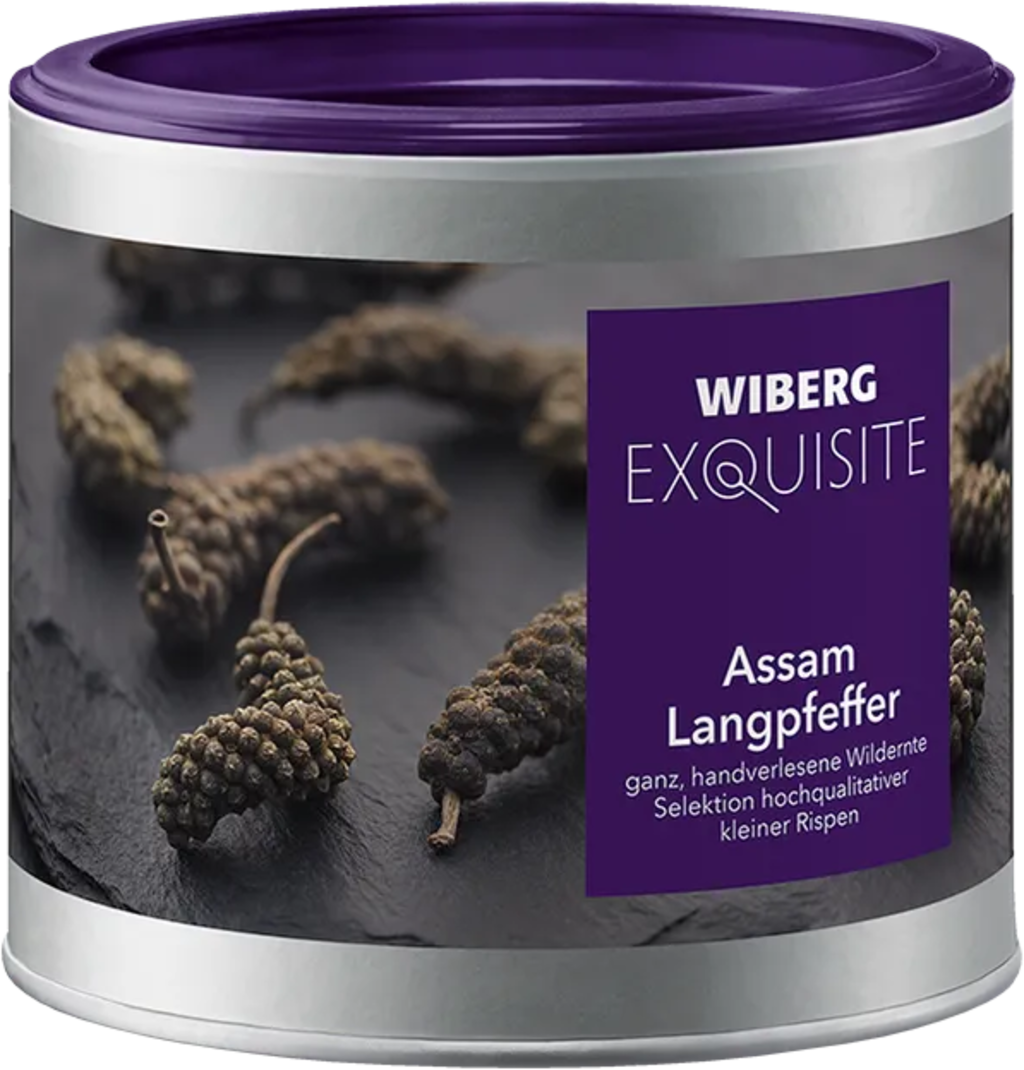 Wiberg Pepe Lungho di Assam - Intero, 200 g